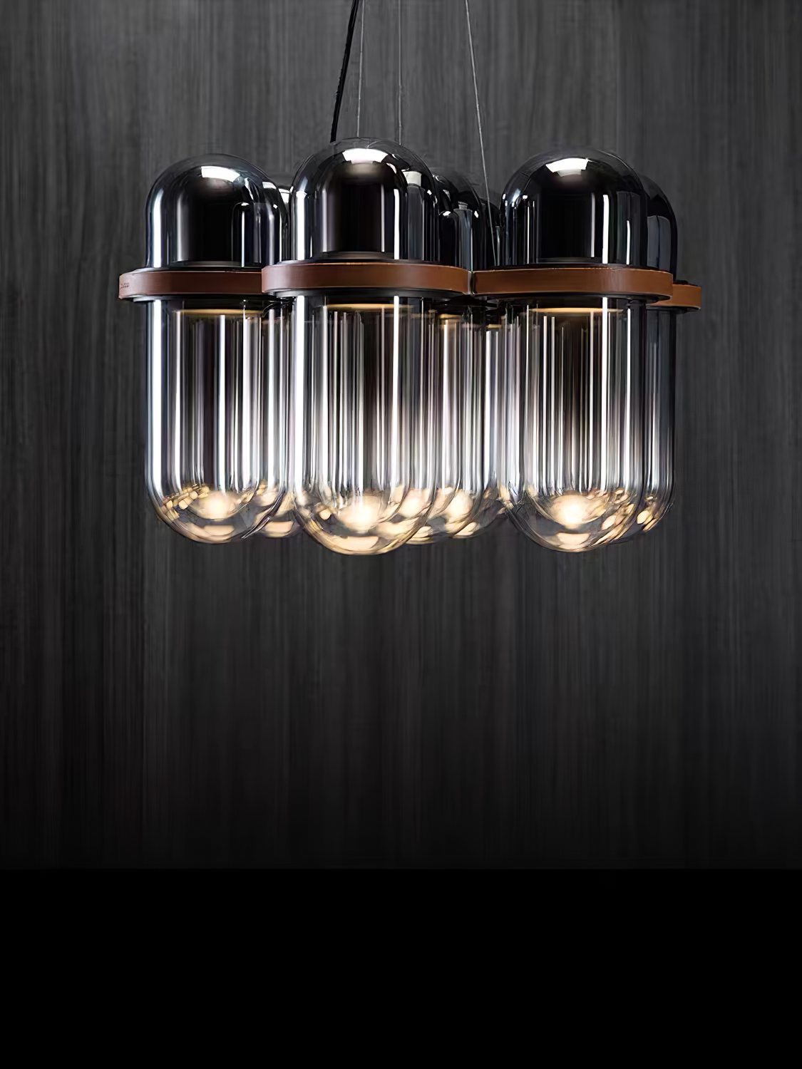 modern-abstract-led-pendant-light-with-glass-and-leather-details-for-living-room
