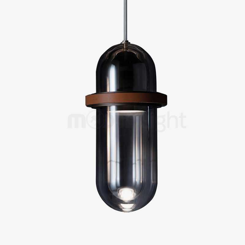 modern-abstract-led-pendant-light-with-glass-and-leather-details-for-living-room