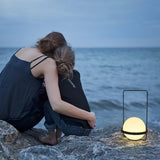 Modern Minimalist LED Table Lamp with Spherical Acrylic Diffuser for Bedside and Office