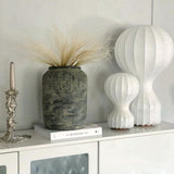 Modern Resin Cocoon Table Lamp Hot Air Balloon Style Soft Diffused Glow Bedside Lighting