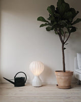 Modern Resin Cocoon Table Lamp Hot Air Balloon Style Soft Diffused Glow Bedside Lighting