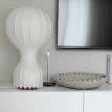 Modern Resin Cocoon Table Lamp Hot Air Balloon Style Soft Diffused Glow Bedside Lighting