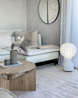 Modern Resin Cocoon Table Lamp Hot Air Balloon Style Soft Diffused Glow Bedside Lighting