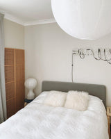Modern Resin Cocoon Table Lamp Hot Air Balloon Style Soft Diffused Glow Bedside Lighting
