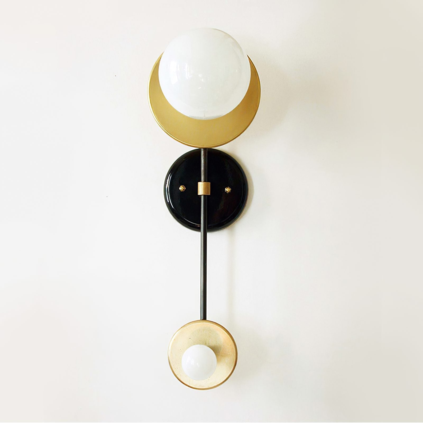 modern-geometric-composition-wall-sconce-with-gold-and-black-finish-white-glass-shade