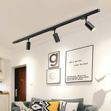 Modern Adjustable LED Linear Rail Track Light for Kitchen and Workspace Lighting