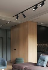 Modern Adjustable LED Linear Rail Track Light for Kitchen and Workspace Lighting