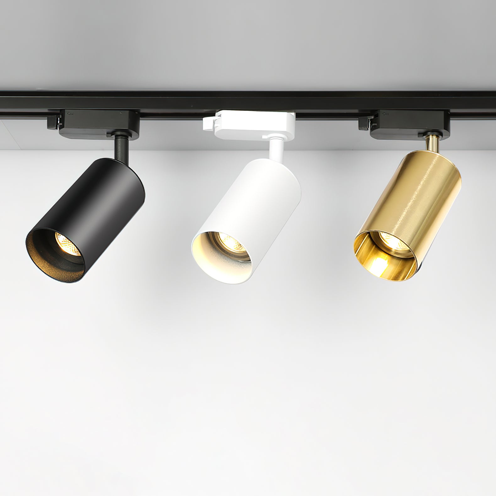 Modern Adjustable LED Linear Rail Track Light for Kitchen and Workspace Lighting