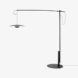 Modern Adjustable LED Floor Lamp with Directional Suspension and Aluminum Frame