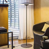 Modern Adjustable LED Floor Lamp with Directional Suspension and Aluminum Frame