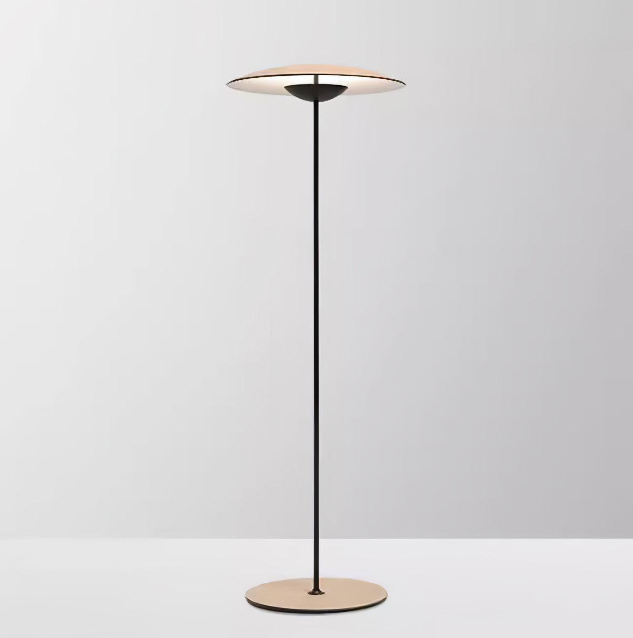 Modern Adjustable LED Floor Lamp with Directional Suspension and Aluminum Frame