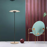 Modern Adjustable LED Floor Lamp with Directional Suspension and Aluminum Frame