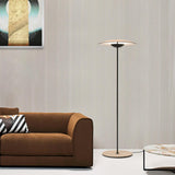 Modern Adjustable LED Floor Lamp with Directional Suspension and Aluminum Frame