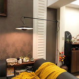Modern Adjustable LED Floor Lamp with Directional Suspension and Aluminum Frame
