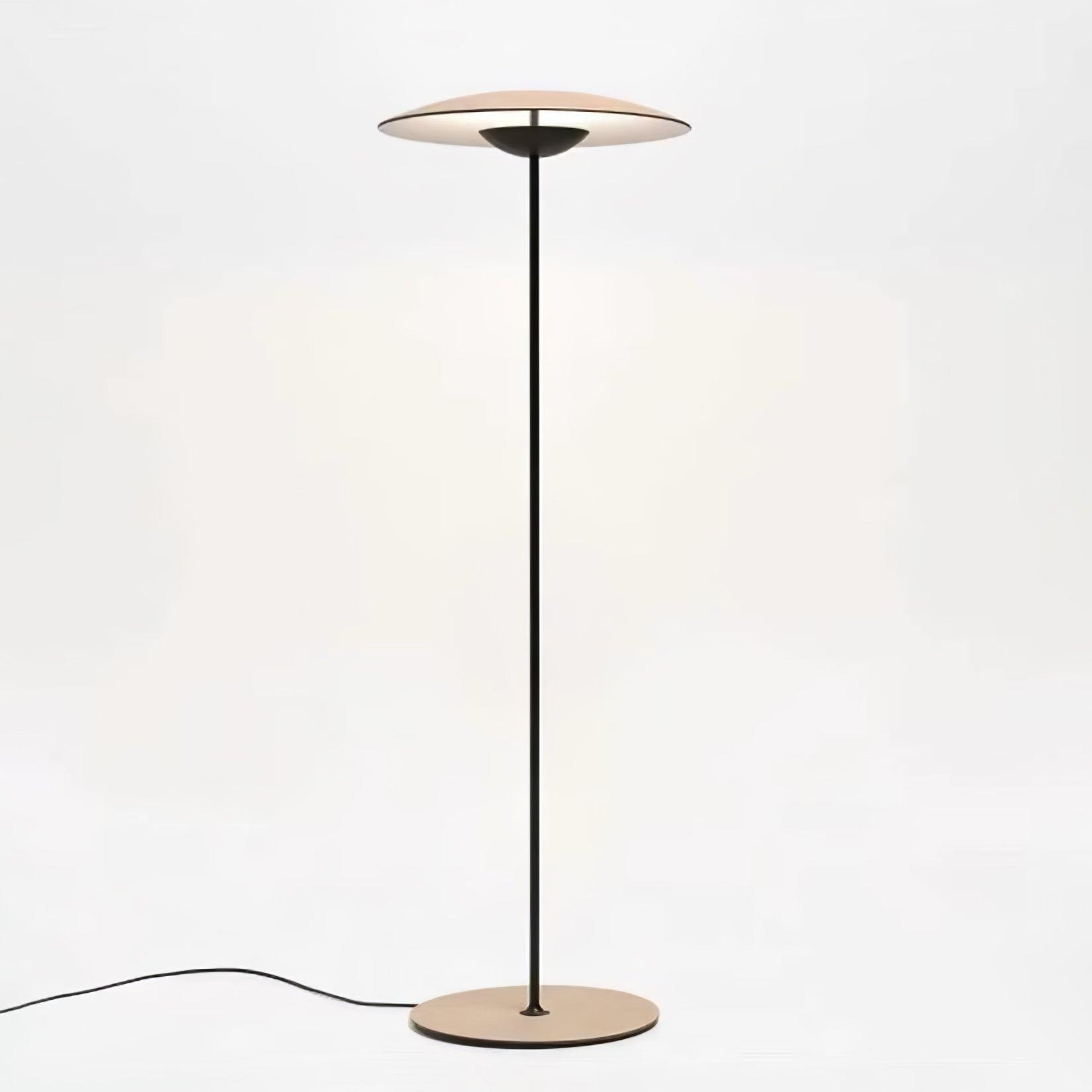 Modern Adjustable LED Floor Lamp with Directional Suspension and Aluminum Frame