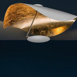 Giorgio Modern LED Flush Mount Ceiling Light with Minimalist Curved Disc Shade
