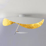 Giorgio Modern LED Flush Mount Ceiling Light with Minimalist Curved Disc Shade
