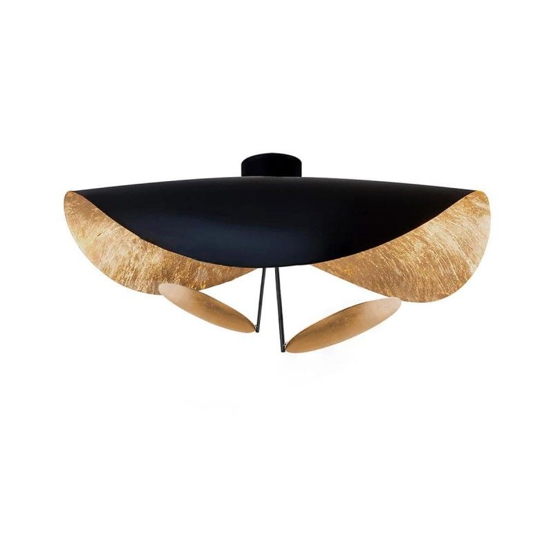 Giorgio Modern LED Flush Mount Ceiling Light with Minimalist Curved Disc Shade