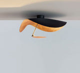 Giorgio Modern LED Flush Mount Ceiling Light with Minimalist Curved Disc Shade