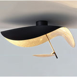 Giorgio Modern LED Flush Mount Ceiling Light with Minimalist Curved Disc Shade
