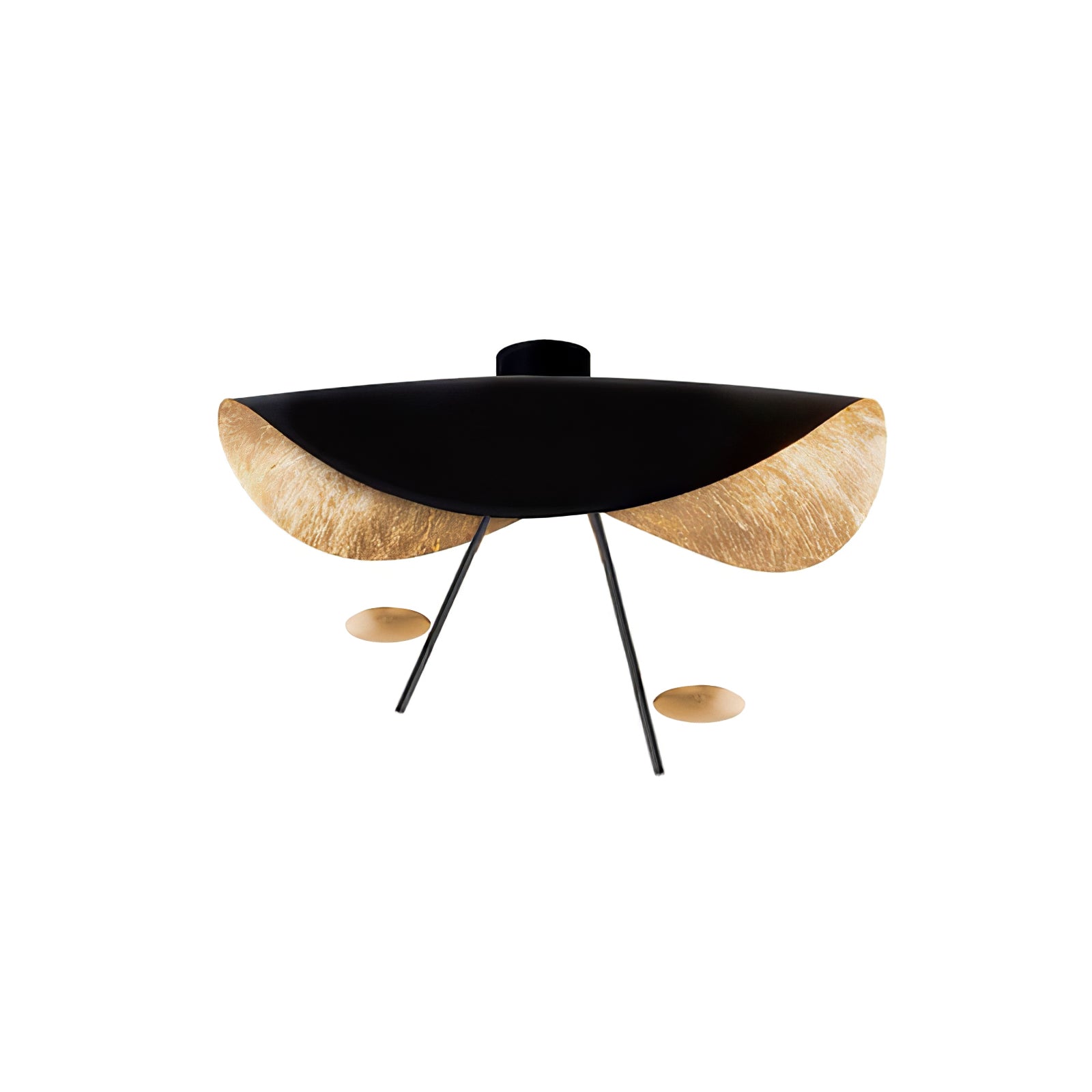 Giorgio Modern LED Flush Mount Ceiling Light with Minimalist Curved Disc Shade