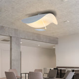 Giorgio Modern LED Flush Mount Ceiling Light with Minimalist Curved Disc Shade
