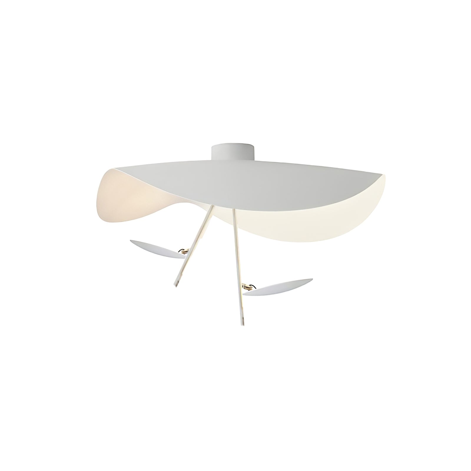 Giorgio Modern LED Flush Mount Ceiling Light with Minimalist Curved Disc Shade