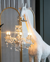 giraffe-sculpture-floor-lamp-with-crystal-chandelier-luxury-animal-floor-light