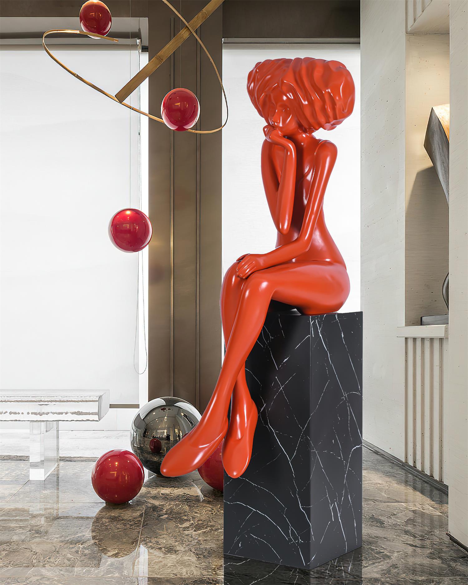modern-girl-meditation-sculpture-large-indoor-decorative-statue-for-contemporary-home-decor