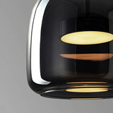 modern-smoke-gray-glass-drum-pendant-light-with-3-color-changing-led-technology