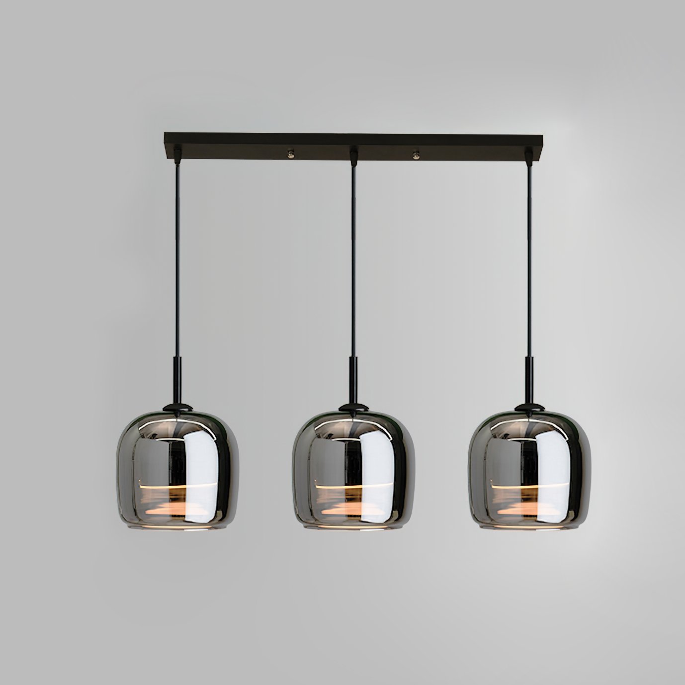 modern-smoke-gray-glass-drum-pendant-light-with-3-color-changing-led-technology