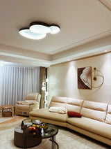 Elegant Handcrafted Glass Petal Standing Floor Lamp with Modern Melt Lava Effect Shades