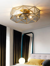 modern-geometric-polyhedron-glass-flush-mount-ceiling-light-brass-metal-base-industrial-retro-fixture