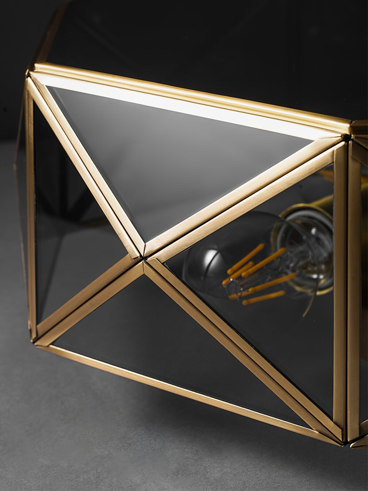 modern-geometric-polyhedron-glass-flush-mount-ceiling-light-brass-metal-base-industrial-retro-fixture