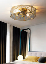 modern-geometric-polyhedron-glass-flush-mount-ceiling-light-brass-metal-base-industrial-retro-fixture