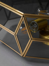 modern-geometric-polyhedron-glass-flush-mount-ceiling-light-brass-metal-base-industrial-retro-fixture