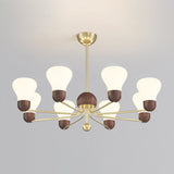 vintage-walnut-wood-chandelier-with-creamy-glass-shades-for-living-dining-room