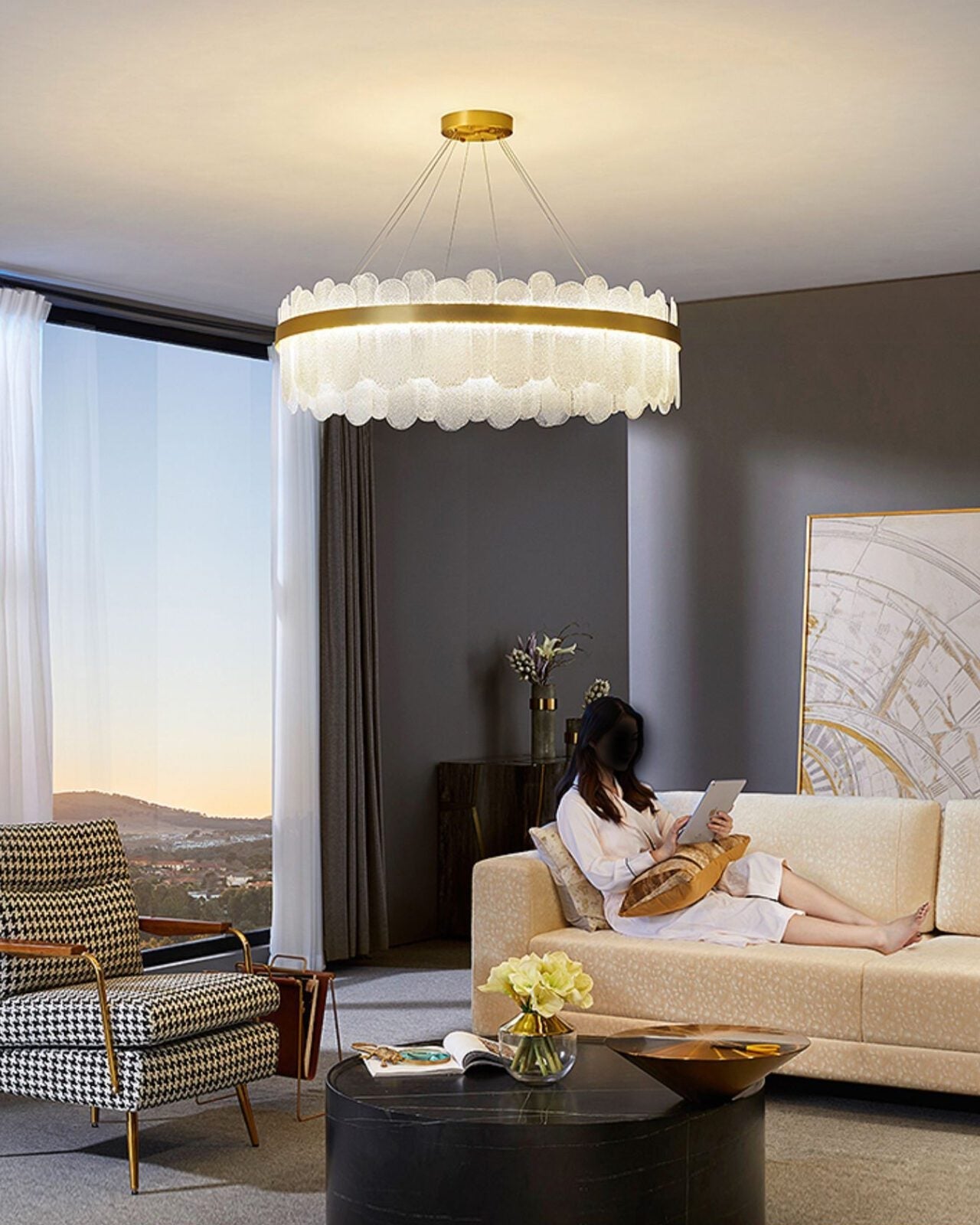 modern-gold-ring-chandelier-with-layered-oval-glass-panels-for-luxury-living-and-dining-rooms