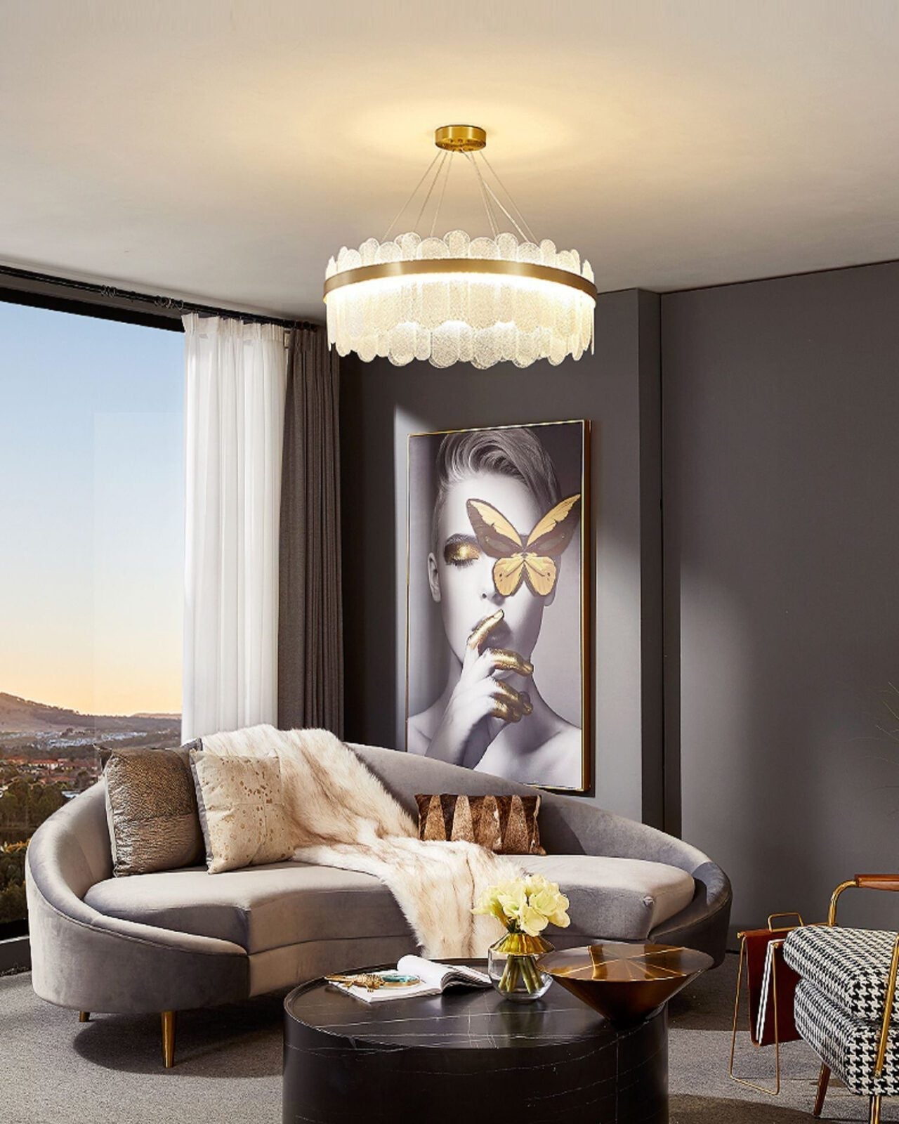 modern-gold-ring-chandelier-with-layered-oval-glass-panels-for-luxury-living-and-dining-rooms