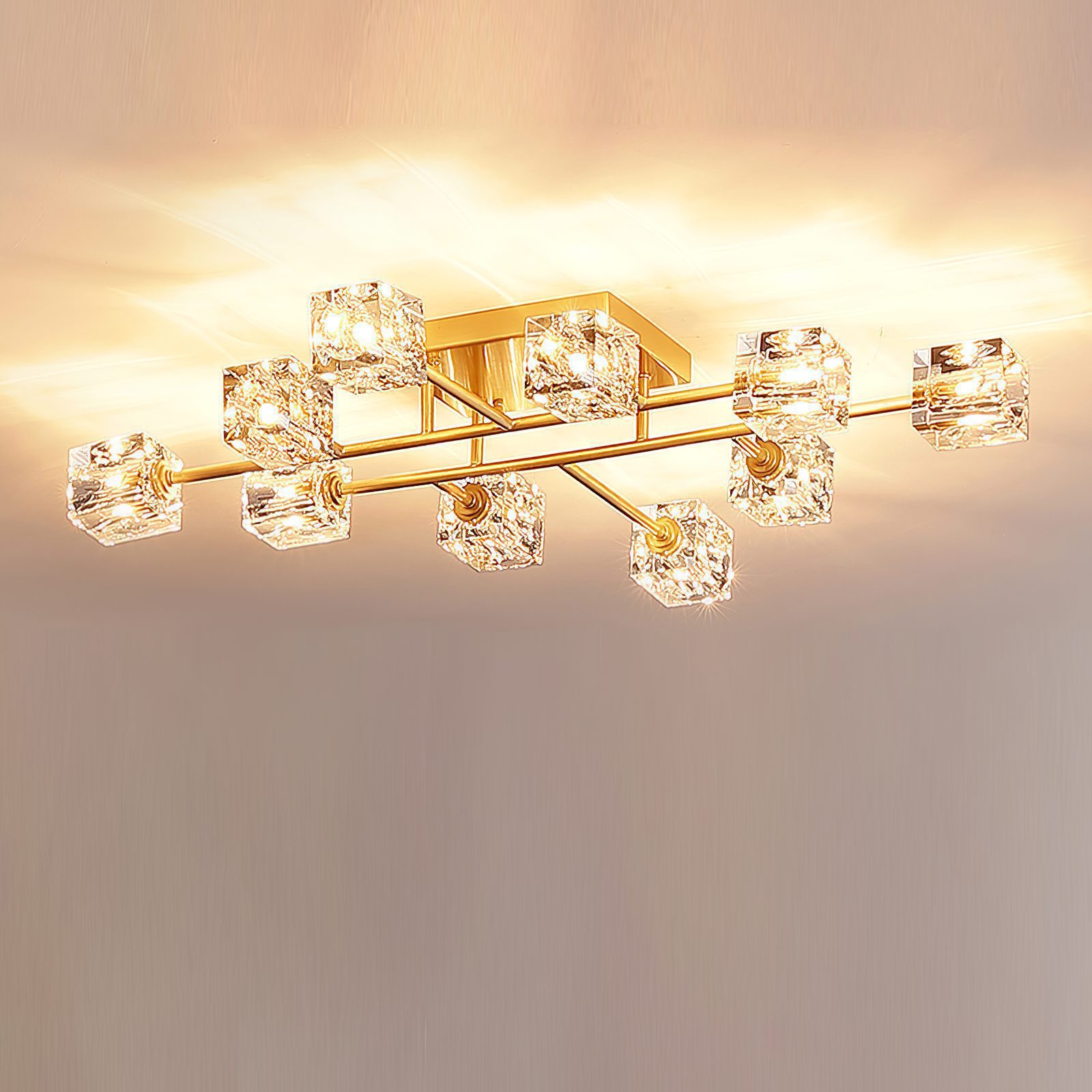 modern-geometric-brass-and-crystal-cube-flush-mount-ceiling-light-fixture