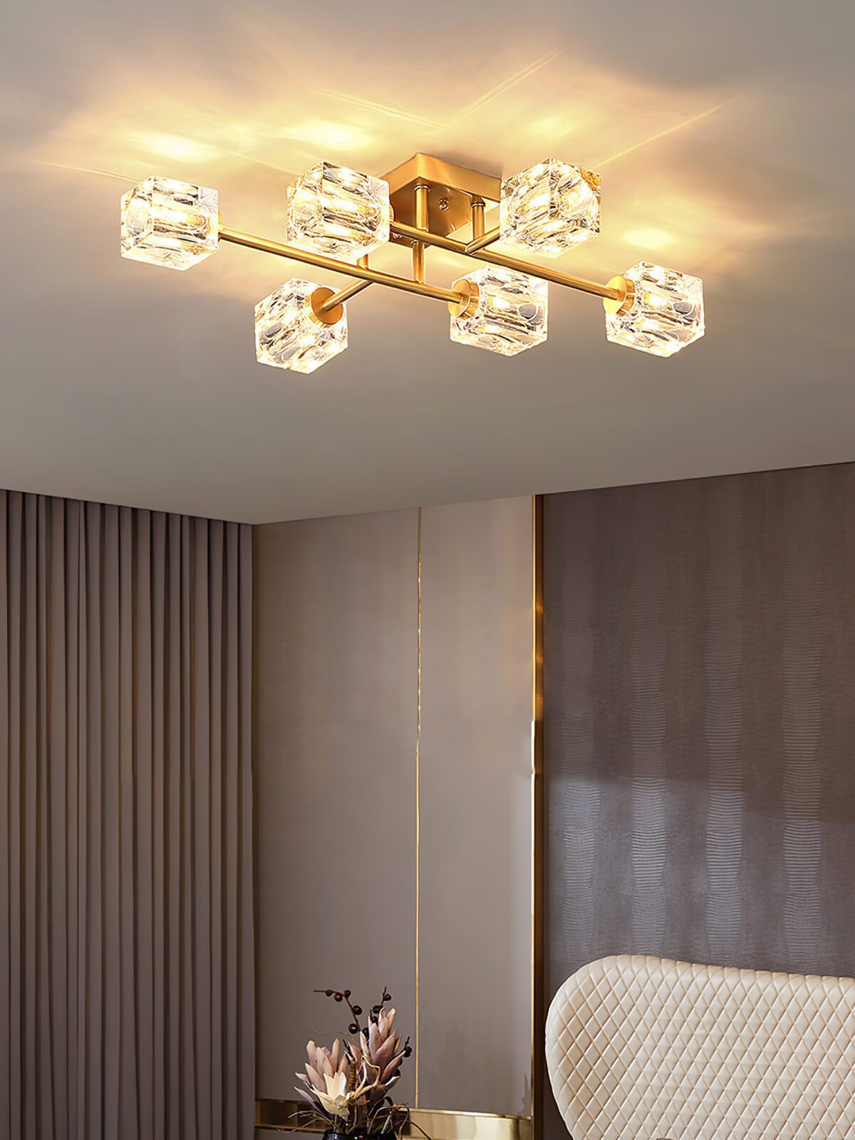 modern-geometric-brass-and-crystal-cube-flush-mount-ceiling-light-fixture