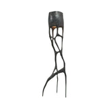 Modern Gothic Sculptural Floor Lamp Organic Web Style Torchiere Light for Art Inspired Interiors