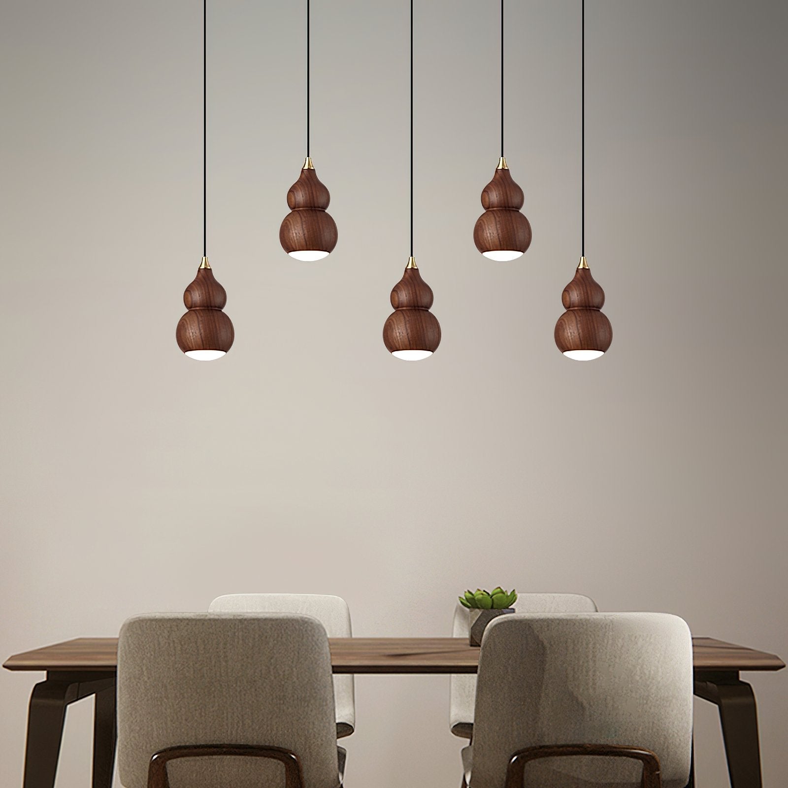 handcrafted-black-walnut-wooden-gourd-led-pendant-light-for-kitchen-island-and-dining-room