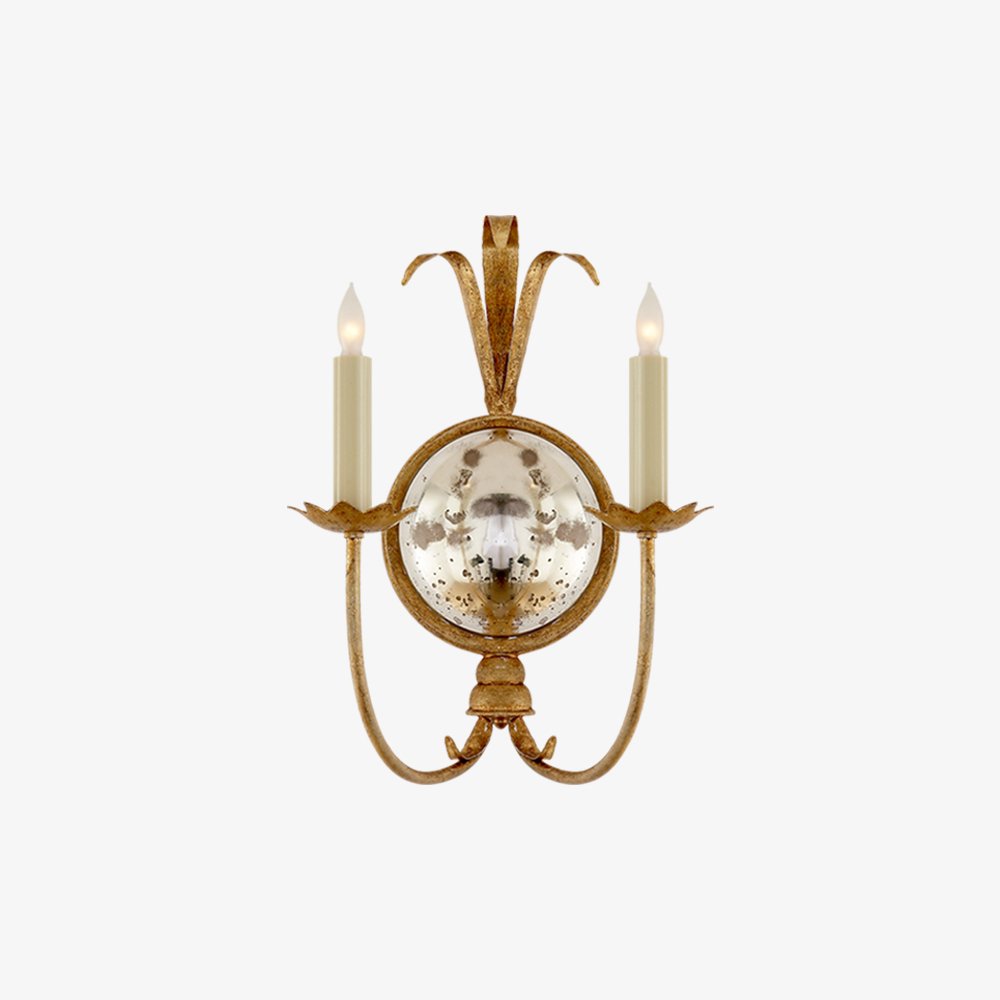classic-distressed-brass-wall-sconce-with-antique-mirror-accent-for-traditional-hallways-and-living-rooms
