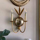 classic-distressed-brass-wall-sconce-with-antique-mirror-accent-for-traditional-hallways-and-living-rooms