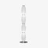 Modern Grand Collier Blown Glass Floor Lamp Chrome Standing Ambient Light for Living Room