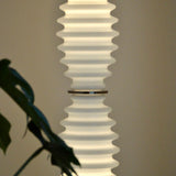 Modern Grand Collier Blown Glass Floor Lamp Chrome Standing Ambient Light for Living Room