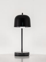 Grant Modern Marble Base Table Lamp with Adjustable Tilt Metal Shade for Bedside and Living Room