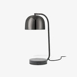 Grant Modern Marble Base Table Lamp with Adjustable Tilt Metal Shade for Bedside and Living Room