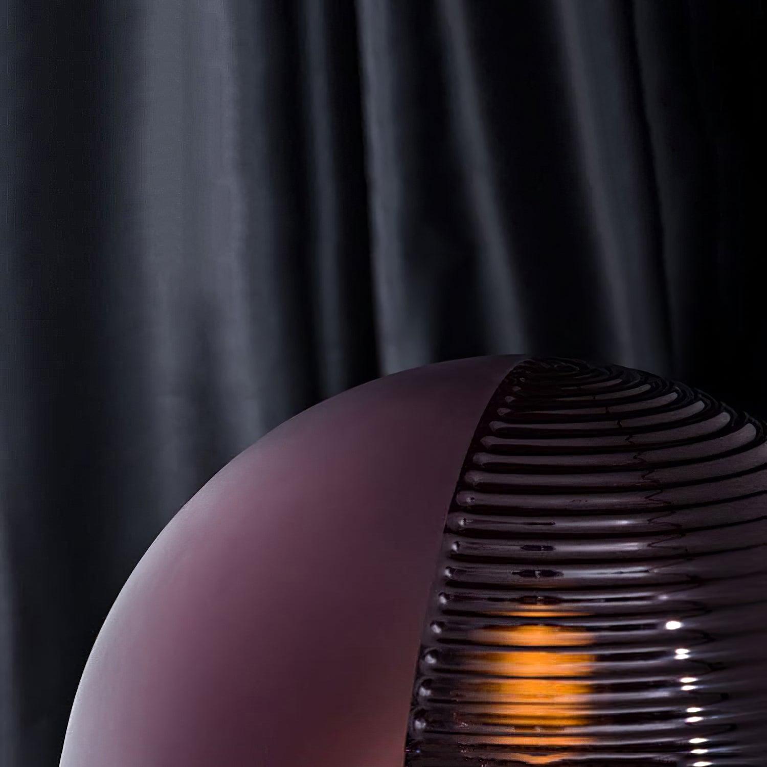 Modern Grape Cluster Glass Floor Lamp Matte Black Tall Standing Light for Living Room